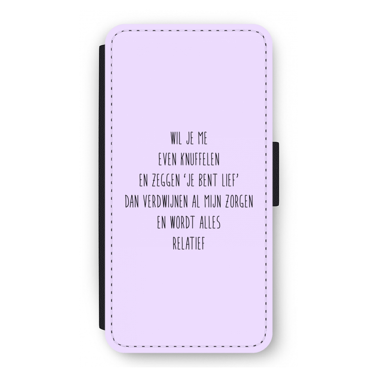 Relatief: iPhone 12 Flip Hoesje