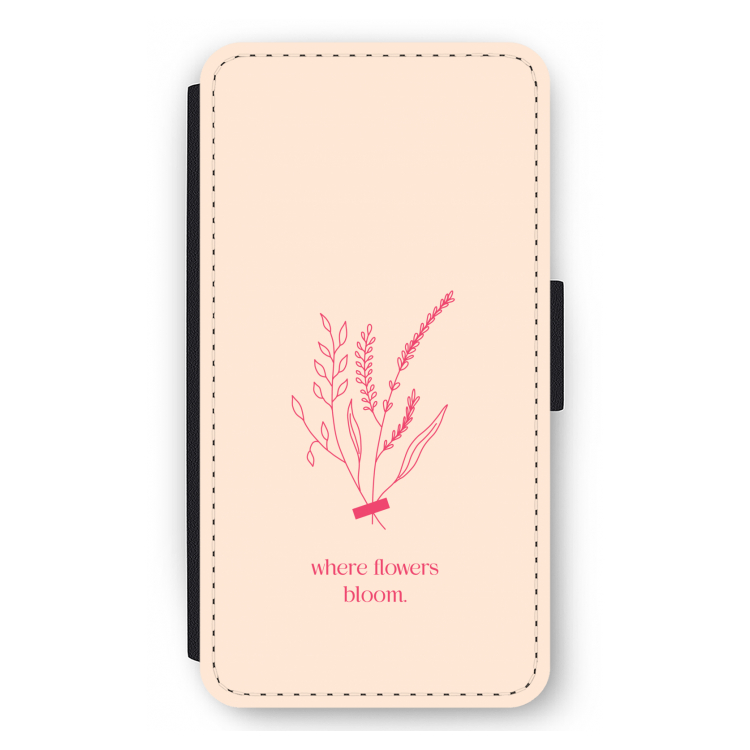 Where flowers bloom: iPhone 12 mini Flip Hoesje