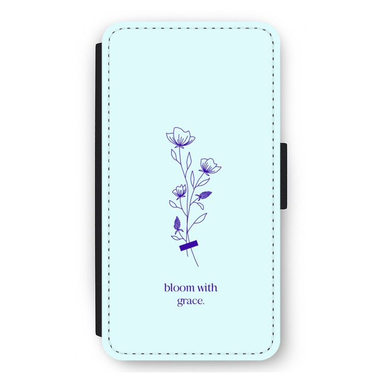 Bloom with grace: iPhone 12 mini Flip Hoesje