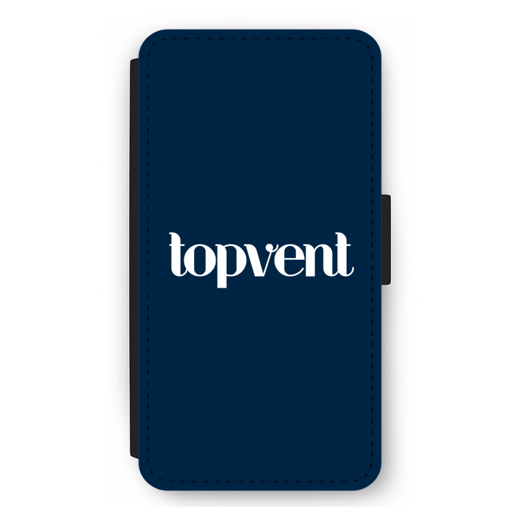 Topvent Navy: iPhone 12 mini Flip Hoesje