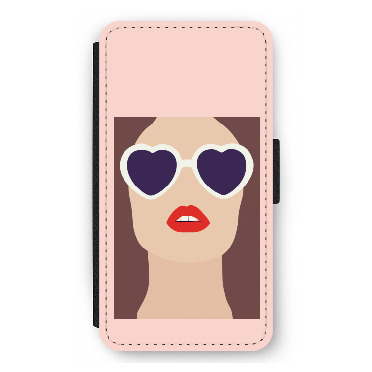 Red lips: iPhone 12 mini Flip Hoesje