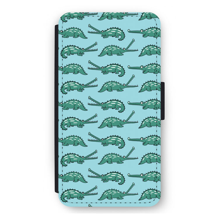 Kroko: iPhone 12 mini Flip Hoesje