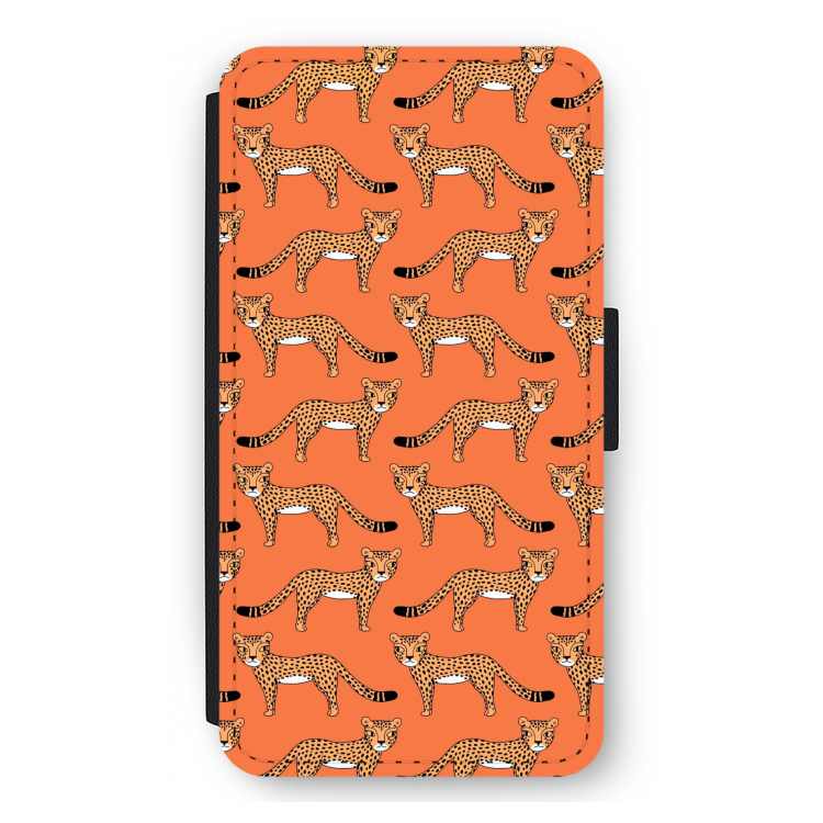 Cheetah: iPhone 12 mini Flip Hoesje