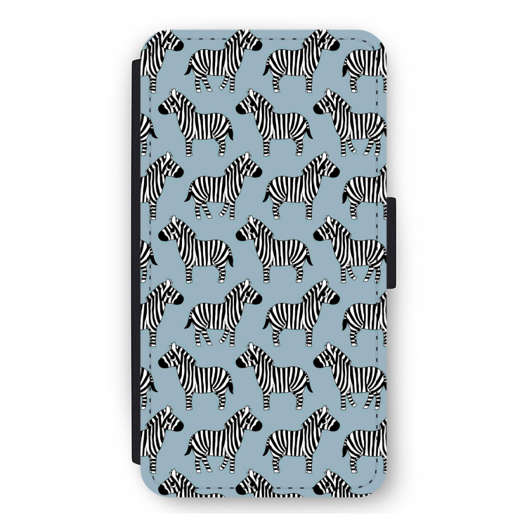 Zebra: iPhone 12 mini Flip Hoesje