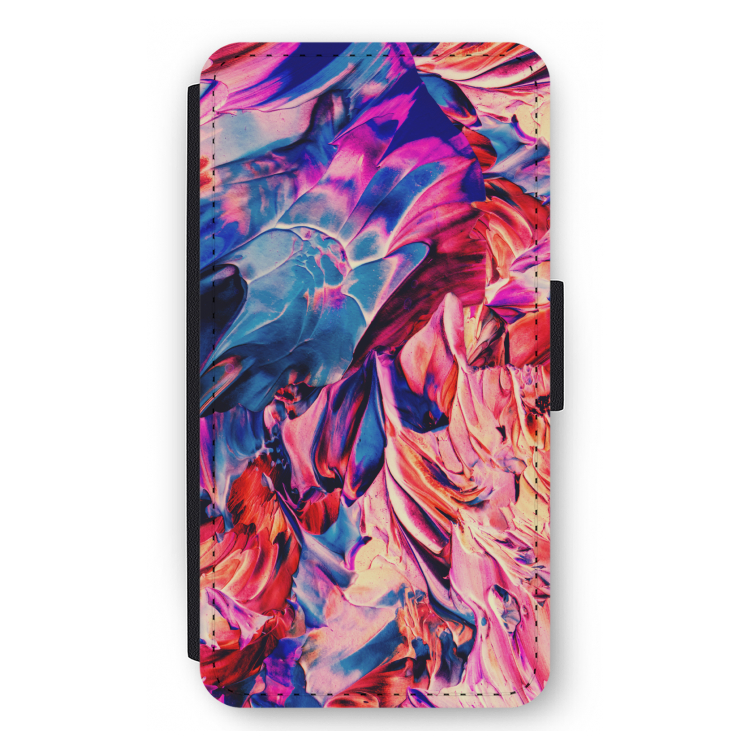 Pink Orchard: iPhone 12 mini Flip Hoesje