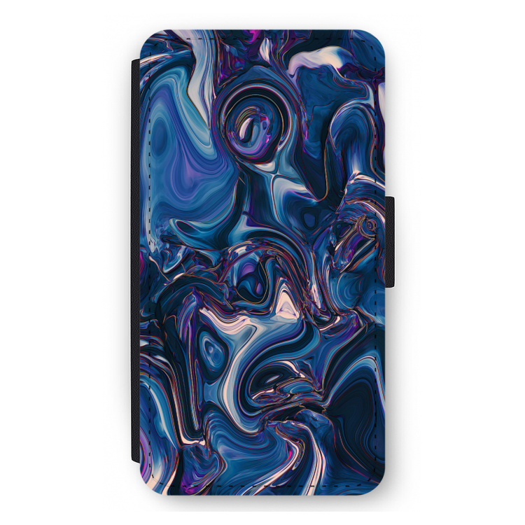 Mirrored Mirage: iPhone 12 mini Flip Hoesje