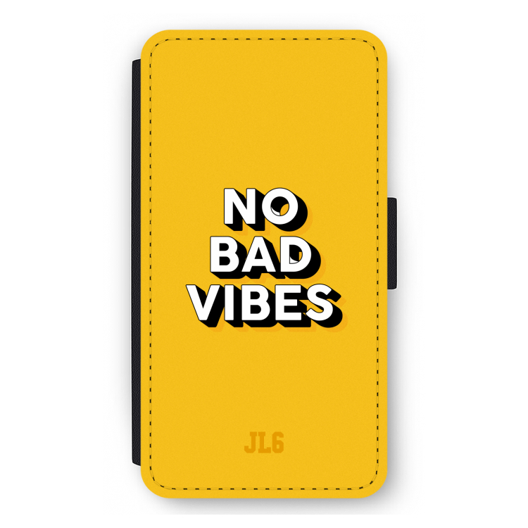 No Bad Vibes: iPhone 12 mini Flip Hoesje