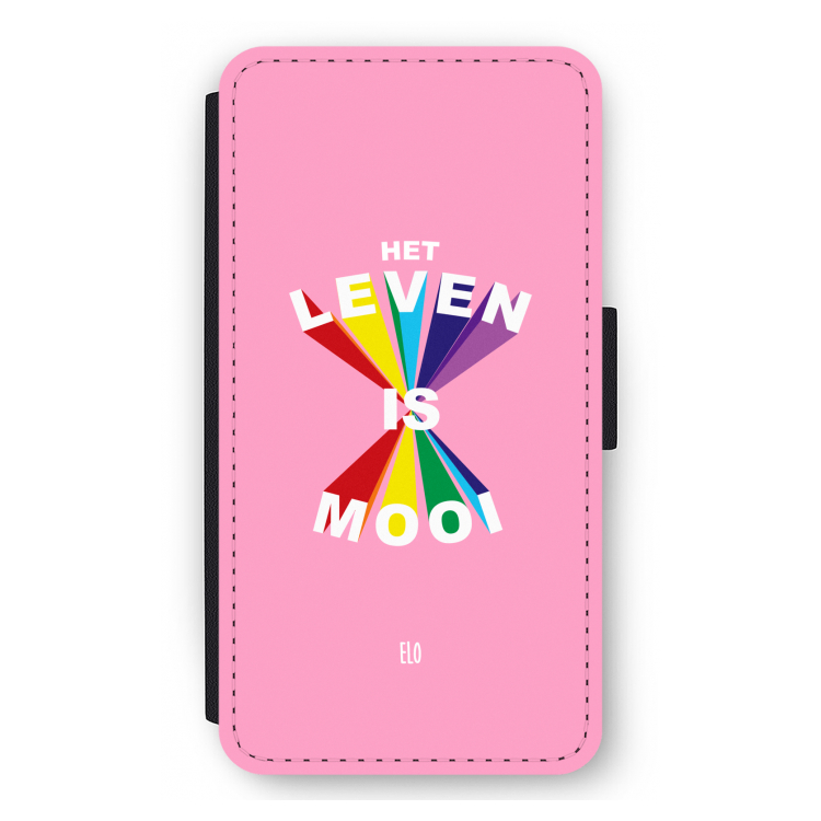 Het Leven Is Mooi: iPhone 12 mini Flip Hoesje