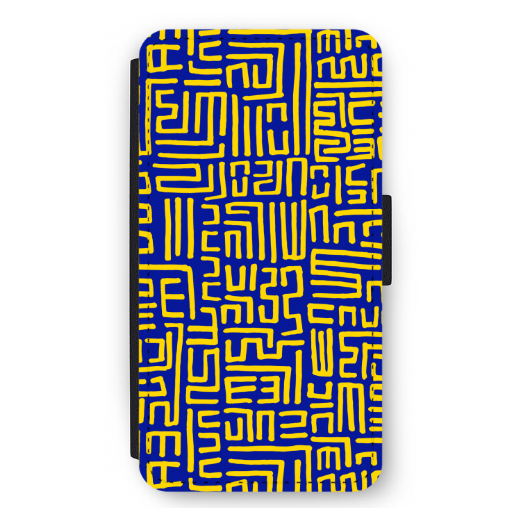 Majorelle Blue Print: iPhone 12 mini Flip Hoesje