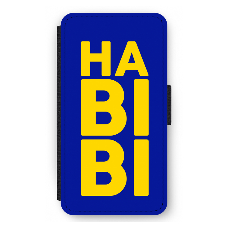 Habibi Blue: iPhone 12 mini Flip Hoesje