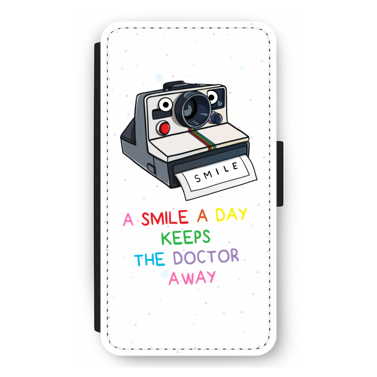 Smile: iPhone 12 mini Flip Hoesje