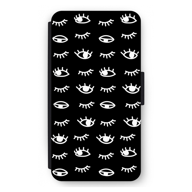 Eye pattern #3: iPhone 12 mini Flip Hoesje
