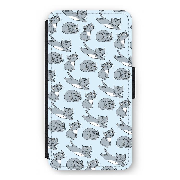 Poezen: iPhone 12 mini Flip Hoesje