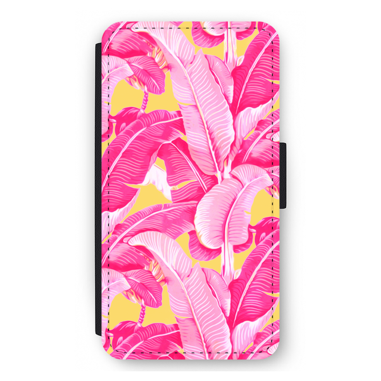 Pink Banana: iPhone 12 mini Flip Hoesje