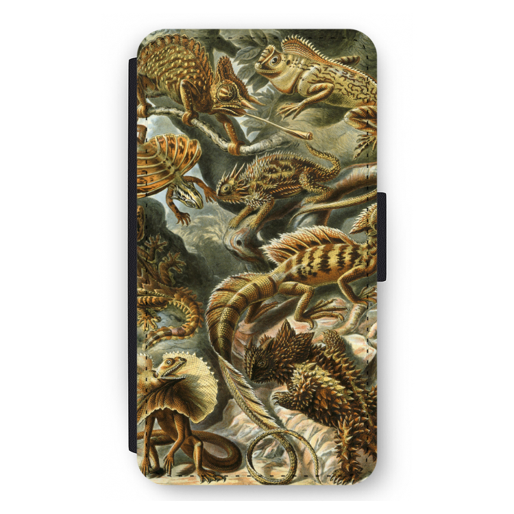 Haeckel Lacertilia: iPhone 12 mini Flip Hoesje