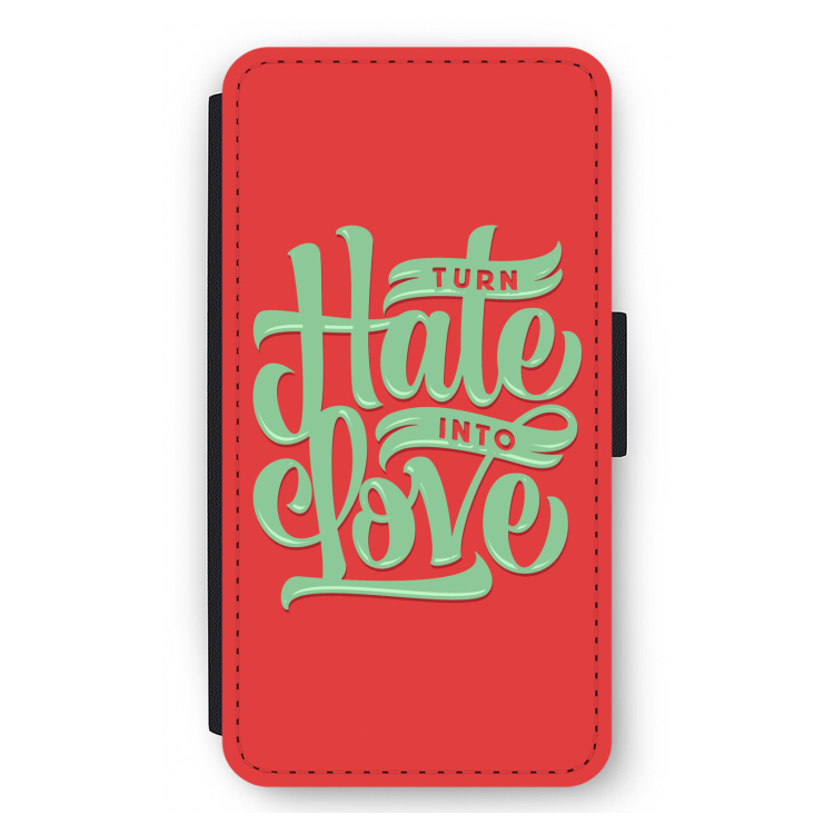 Turn hate into love: iPhone 12 mini Flip Hoesje