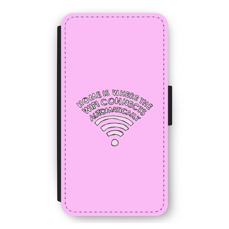 Home Is Where The Wifi Is: iPhone 12 mini Flip Hoesje