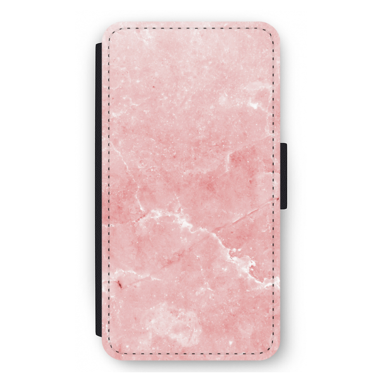 Roze marmer: iPhone 12 mini Flip Hoesje