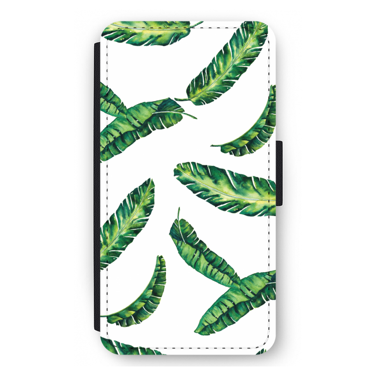 Lange bladeren: iPhone 12 mini Flip Hoesje