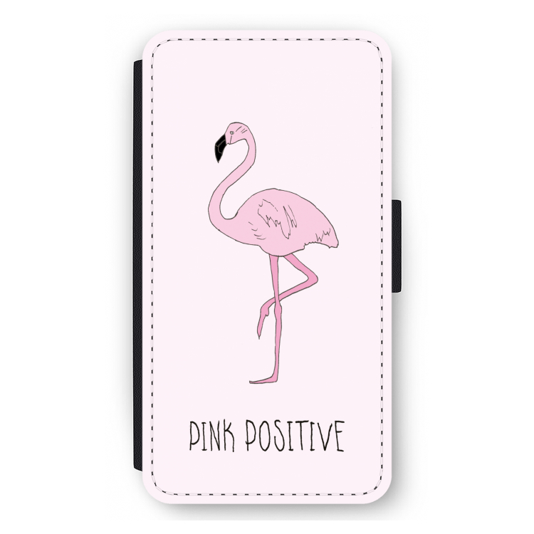 Pink positive: iPhone 12 mini Flip Hoesje