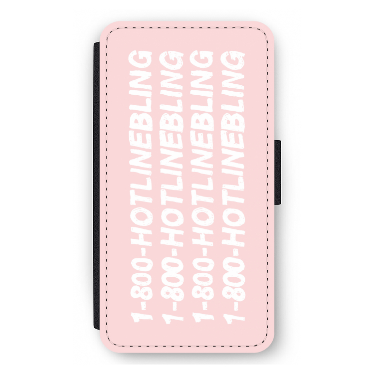 Hotline bling pink: iPhone 12 mini Flip Hoesje