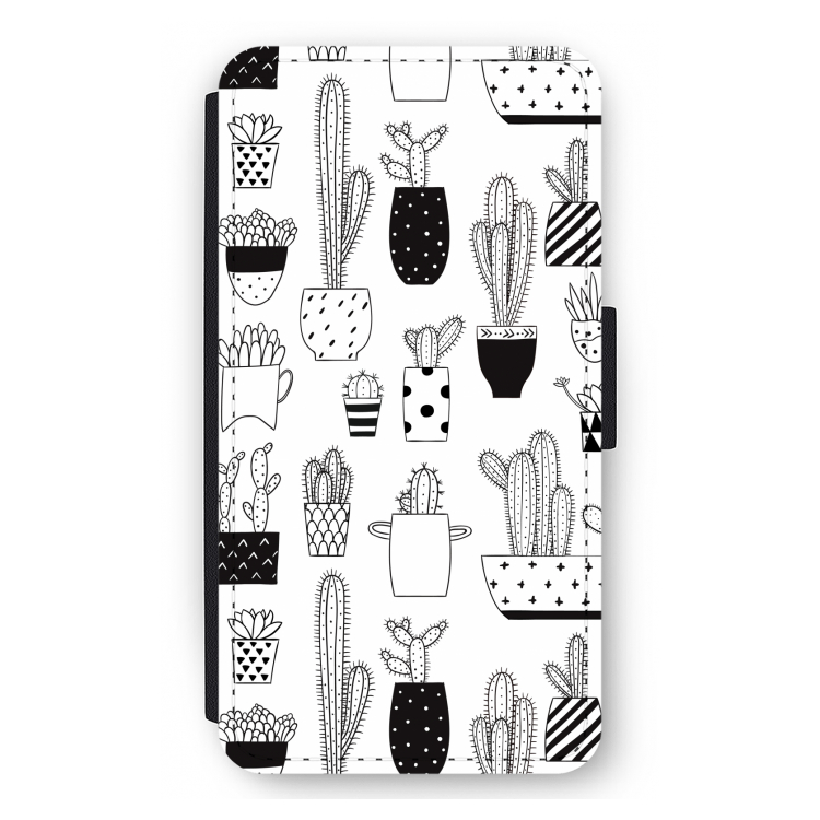 Cactusmotief: iPhone 12 mini Flip Hoesje