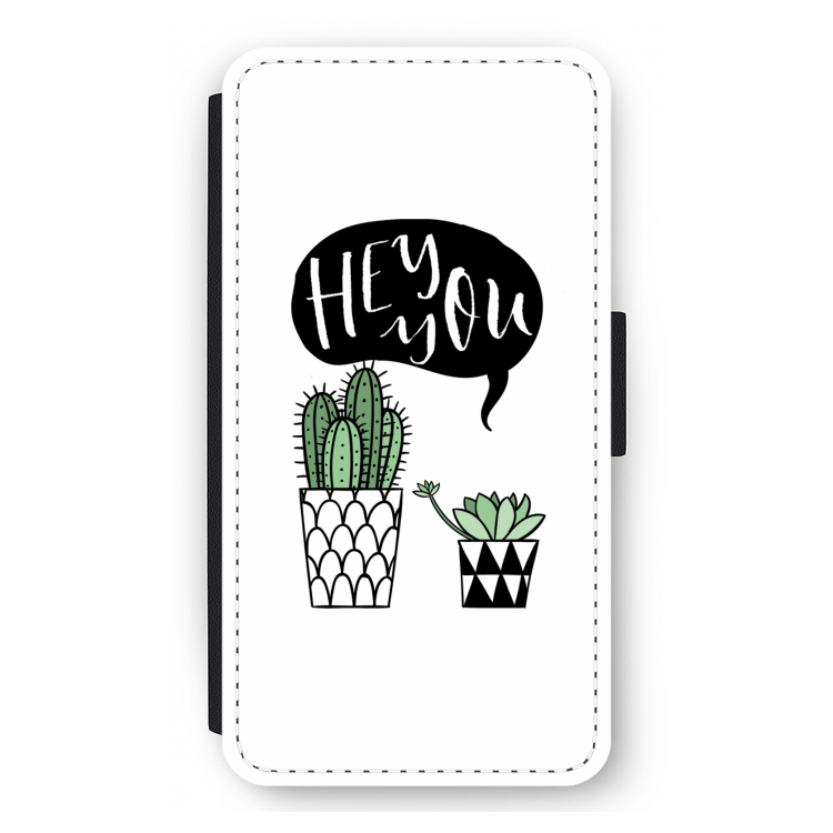 Hey you cactus: iPhone 12 mini Flip Hoesje