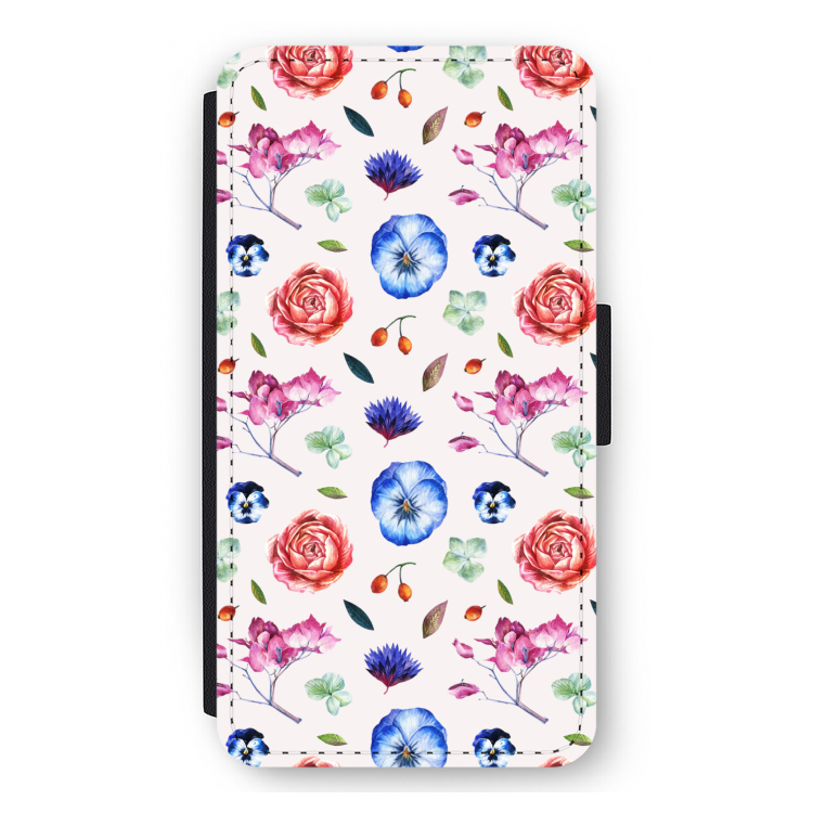 Bloemetjes: iPhone 12 mini Flip Hoesje