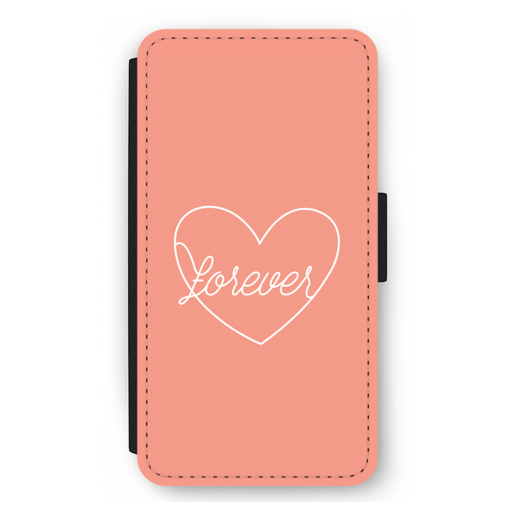 Forever heart: iPhone 12 mini Flip Hoesje