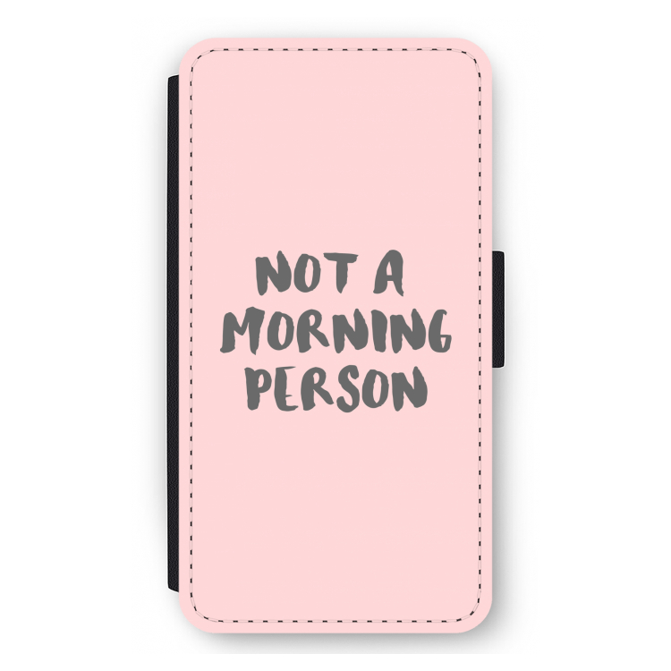 Morning person: iPhone 12 mini Flip Hoesje