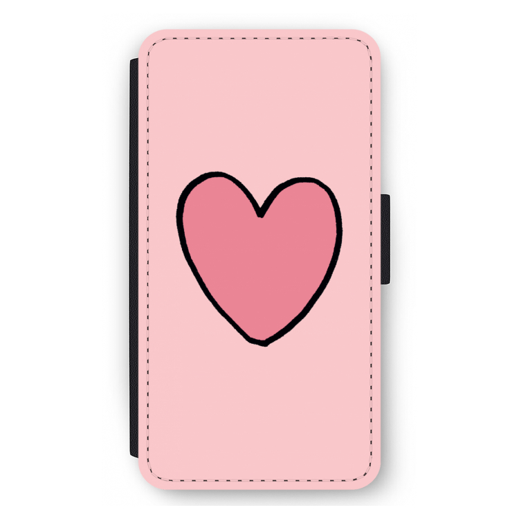 Hartje: iPhone 12 mini Flip Hoesje