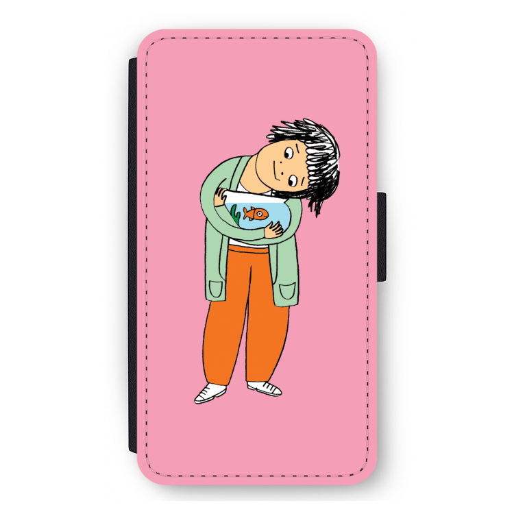 Visknuffel: iPhone 12 mini Flip Hoesje