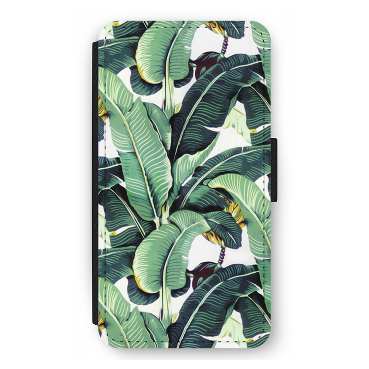 Bananenbladeren: iPhone 12 mini Flip Hoesje