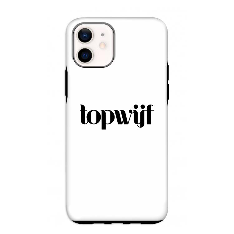 Topwijf Wit: iPhone 12 mini Tough Case