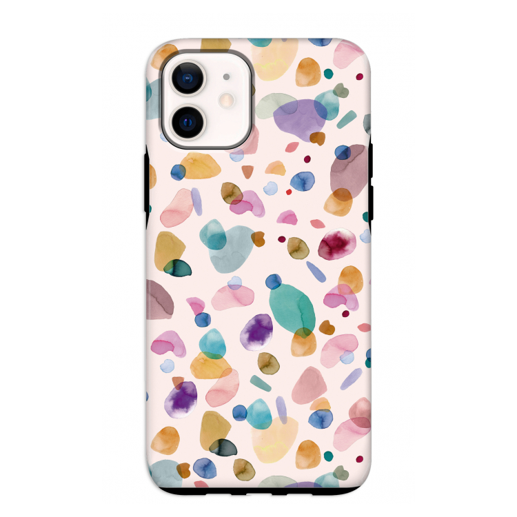 Terrazzo Memphis Pink: iPhone 12 mini Tough Case