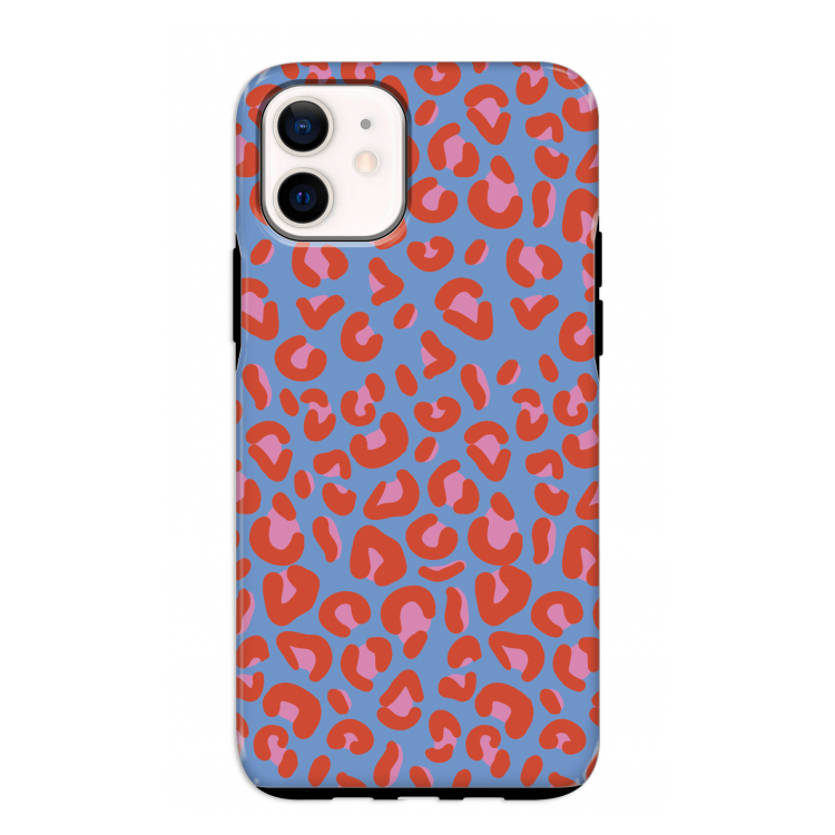 Leopard blue: iPhone 12 mini Tough Case