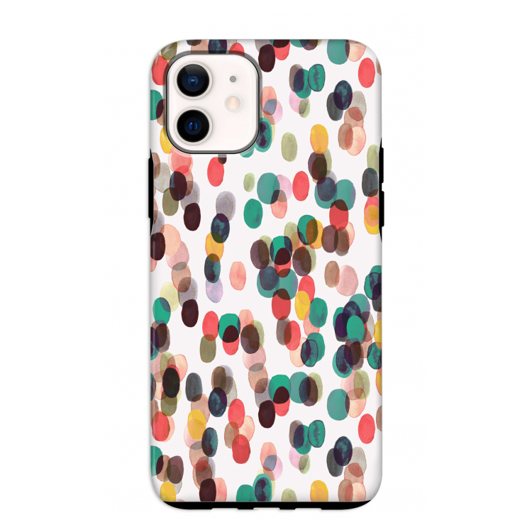 Tropical Dots: iPhone 12 mini Tough Case