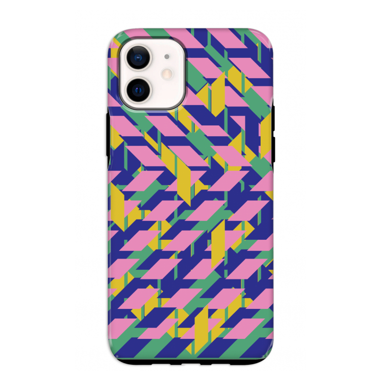 Skew Blush 1: iPhone 12 mini Tough Case