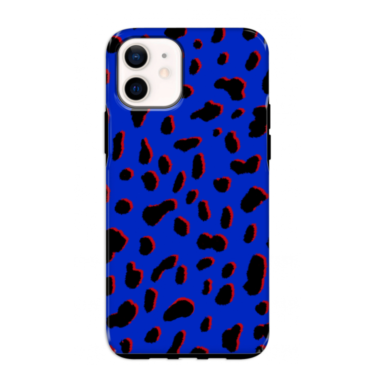 Blue Leopard: iPhone 12 mini Tough Case