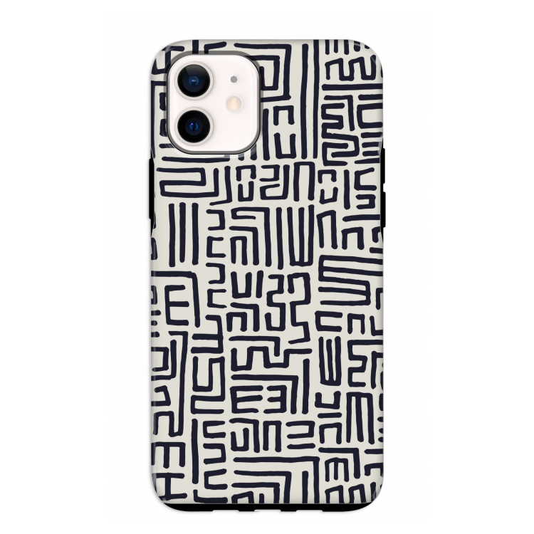 Moroccan Print: iPhone 12 mini Tough Case