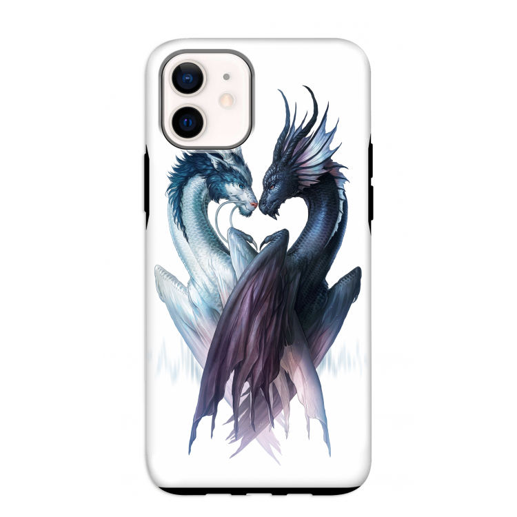 Yin Yang Dragons: iPhone 12 mini Tough Case