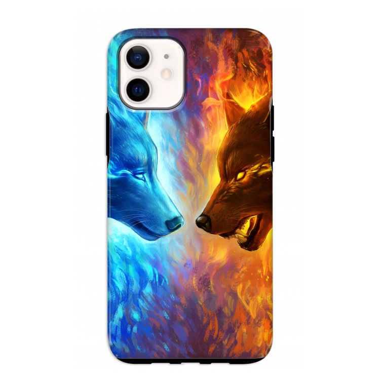Fire & Ice: iPhone 12 mini Tough Case