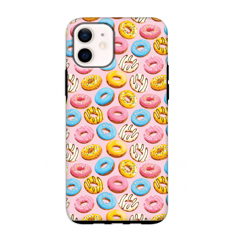Pink donuts: iPhone 12 mini Tough Case