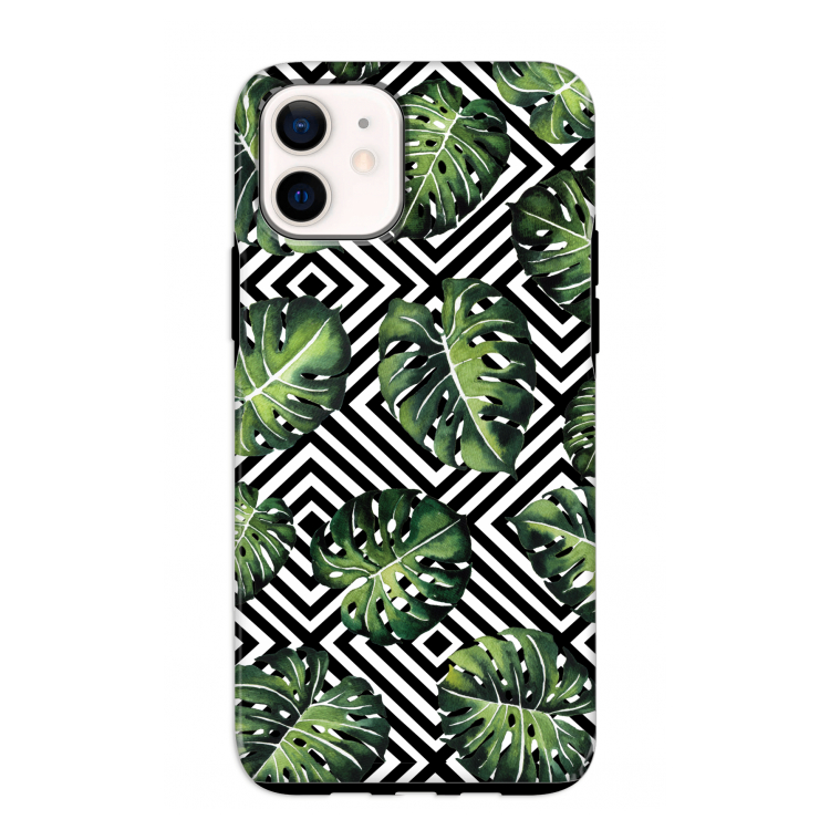 Geometrische jungle: iPhone 12 mini Tough Case