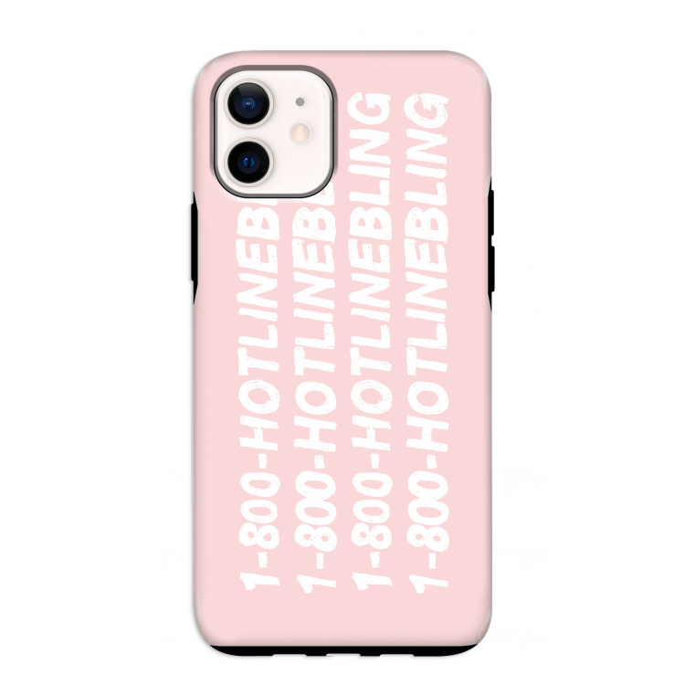 Hotline bling pink: iPhone 12 mini Tough Case