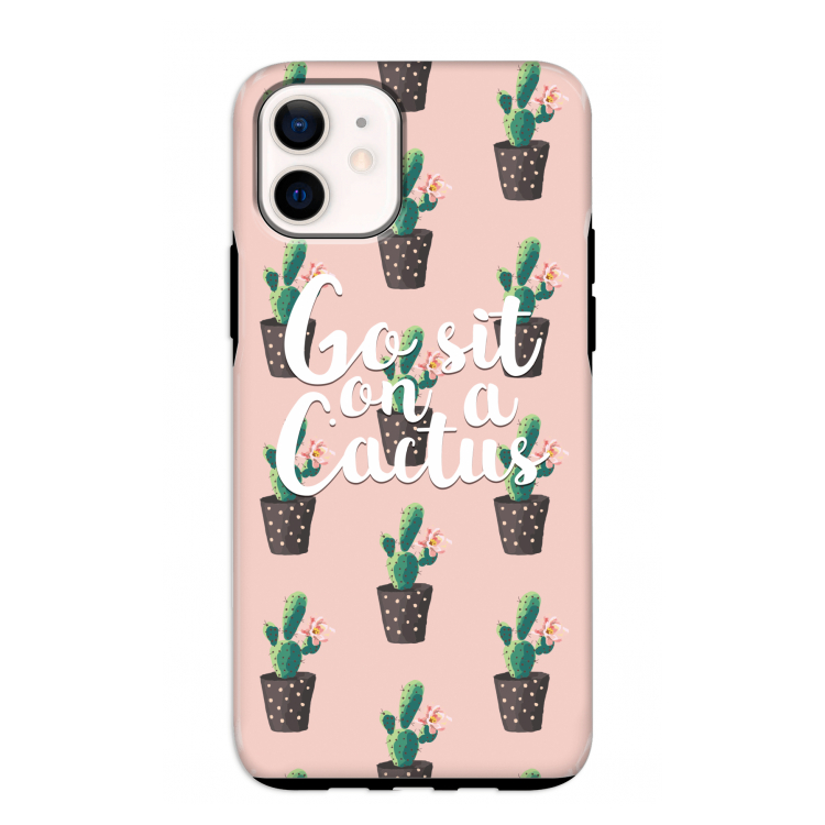 Cactus quote: iPhone 12 mini Tough Case
