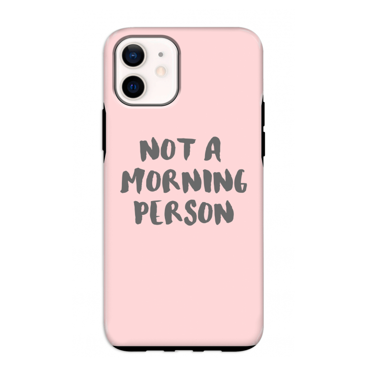 Morning person: iPhone 12 mini Tough Case