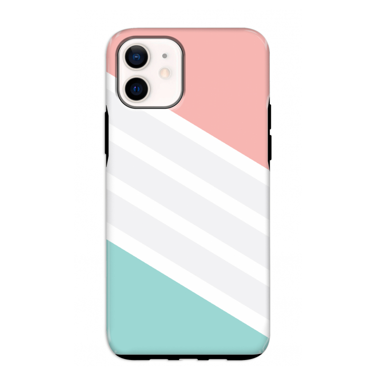 Strepen pastel: iPhone 12 mini Tough Case