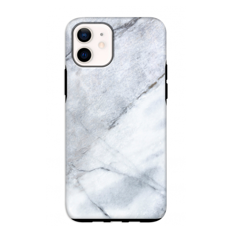 Witte marmer: iPhone 12 mini Tough Case