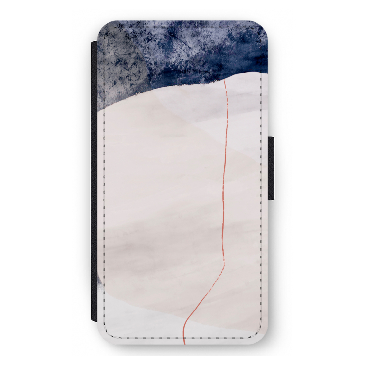 Stone White: iPhone 12 mini Flip Hoesje
